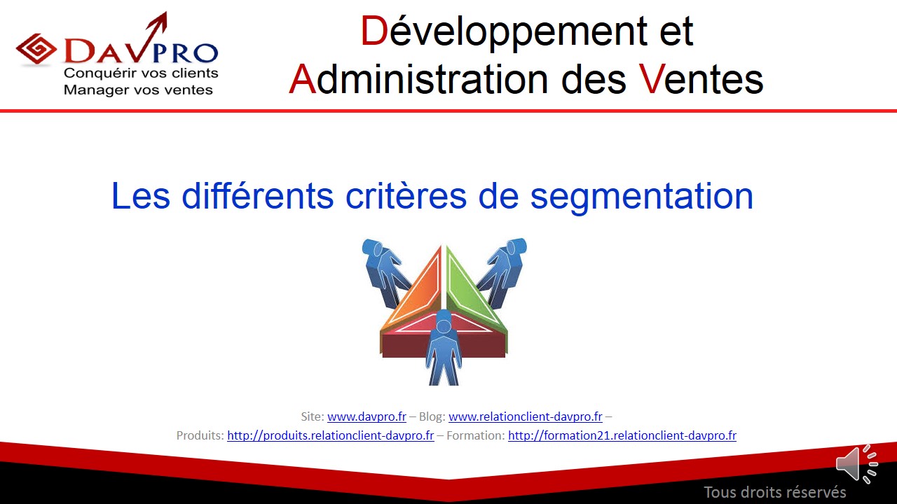 Vidéo : Les critères de segmentation pour votre développement commercial