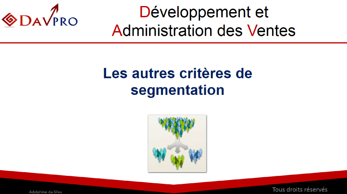 Vidéo : Segmentation comportementale et autres pour votre développement commercial dans la relation client