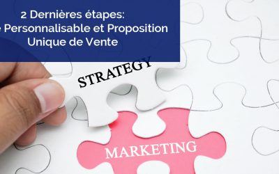Stratégie marketing dans les services – offre personnalisable et proposition unique de vente
